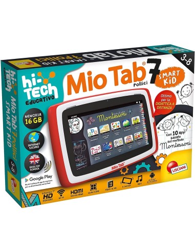 Hi-Tech Mio Tab 7 Smart Kid LIS89048 Lisciani | Futurartshop.com