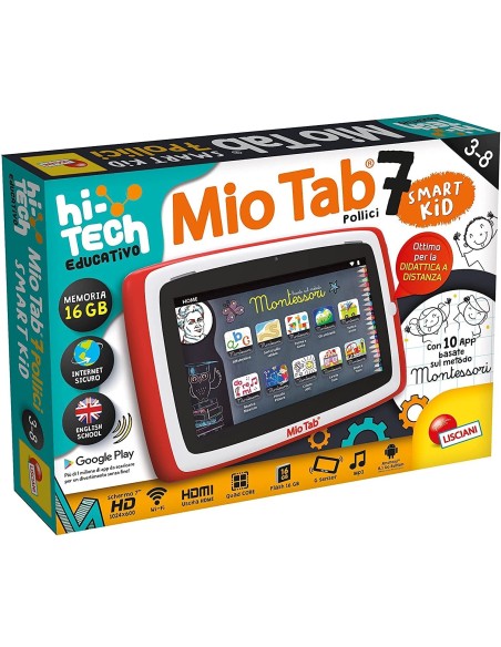 Hi-Tech Mio Tab 7 Smart Kid LIS89048 Lisciani | Futurartshop.com