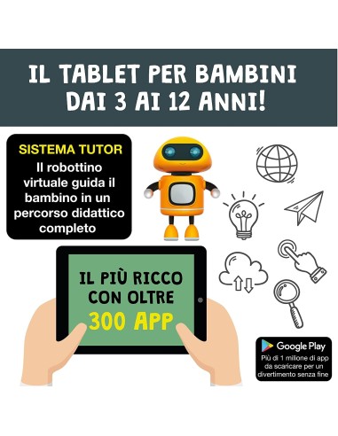 Hi-Tech Mio Tab 10 Tutor LIS89062 Lisciani | Futurartshop.com