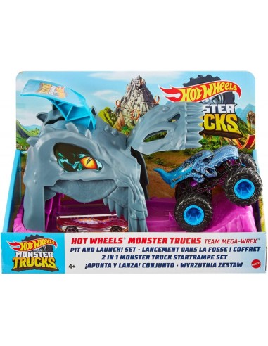 Hot Wheels Set Monster Truck Start rampe 2 in 1 Mega-Wrex TOYGKY01/GVK00 Mattel | Futurartshop.com
