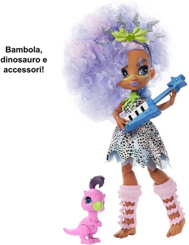 Cave Club Bambola Bashley con cucciolo TOYGNL82/GTH04 Mattel | Futurartshop.com