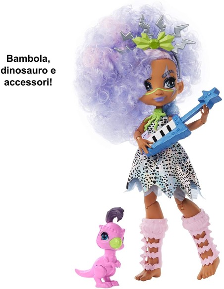 Cave Club Bambola Bashley con cucciolo TOYGNL82/GTH04 Mattel | Futurartshop.com
