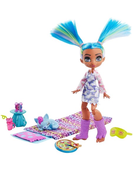 Cave Club Tella PlaySet Pigiama Party preistorico TOYGNL94/GTH06 Mattel | Futurartshop.com