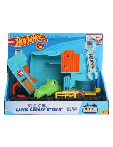 Hot Wheels City Gator Garage Attack TOYFNB05-1 Mattel | Futurartshop.com