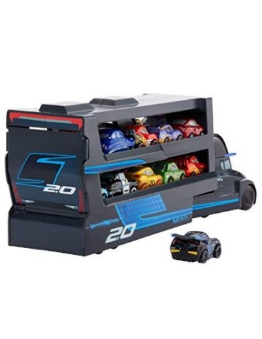 Disney Cars Mini Racers Gale Beaufort trasportatore con auto TOYGNW33/GNW35 Mattel | Futurartshop.com