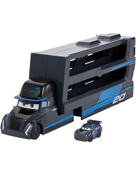 Disney Cars Mini Racers Gale Beaufort trasportatore con auto TOYGNW33/GNW35 Mattel | Futurartshop.com