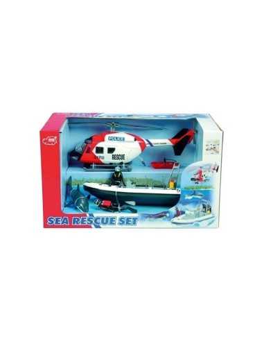 Boat and helicopter Set 21 cm 36493 Simba Toys | Futurartshop.com