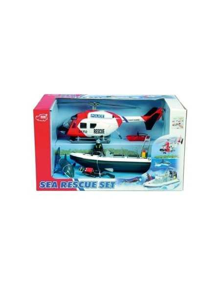 Set Gommone ed Elicottero 21 cm 36493 Simba Toys | Futurartshop.com