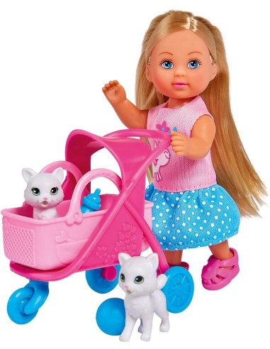 Evi Love Mini Bambola Cat Buggy SIM105733348 Simba Toys | Futurartshop.com