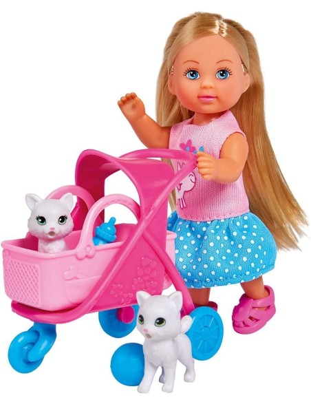 Evi Love Mini Bambola Cat Buggy SIM105733348 Simba Toys | Futurartshop.com