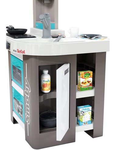 Tefal Kitchen Studio bubble blue with 28 accessories SIM7600311043 Simba Toys | Futurartshop.com