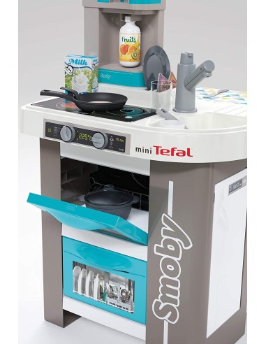 Tefal Kitchen Studio bubble blue with 28 accessories SIM7600311043 Simba Toys | Futurartshop.com