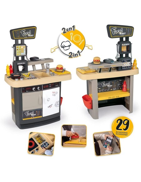 Food Corner Restaurant with 29 accessories SIM7600310910 Simba Toys | Futurartshop.com