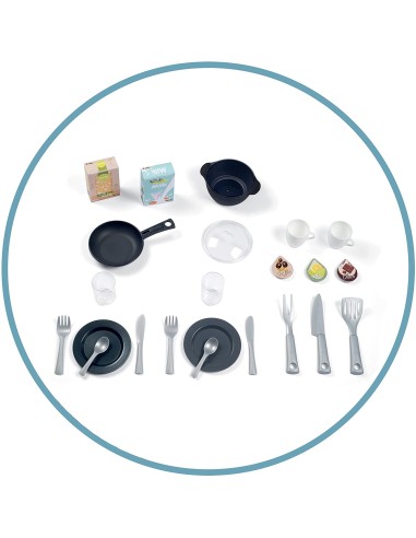 New Bon Appetit kitchen with 23 accessories SIM7600310823 Simba Toys | Futurartshop.com
