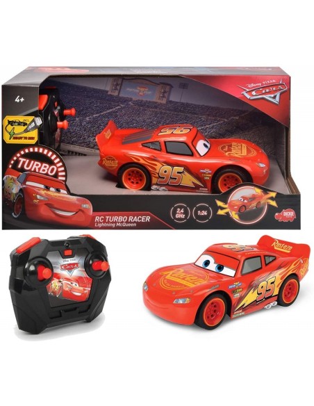 Cars Lightning McQueen Radiocomandata turbo racer SIM203084028 Simba Toys | Futurartshop.com