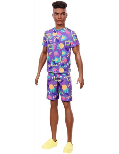 Barbie Fashionistas Ken with full multicolor 162 TOYDWK44/GRB87 Mattel | Futurartshop.com