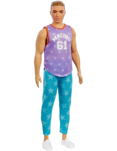 Barbie Fashionistas ken with purple tank top 164 TOYDWK44/GRB89 Mattel | Futurartshop.com
