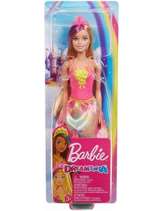 Barbie Dreamtopia blonde Puppe mit lila meches FICGJK12/GJK13 Mattel- Futurartshop.com