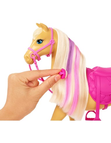 Barbie New Ranch Playset con bambola e 2 cavalli MATGXV77 Mattel | Futurartshop.com