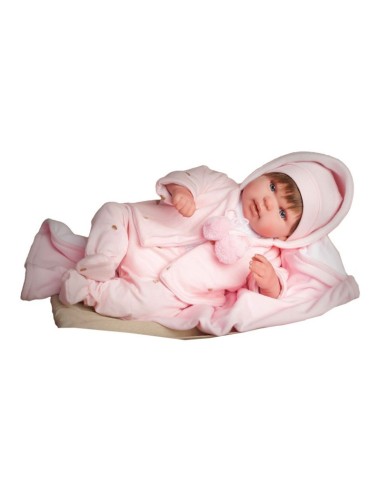 Arias - Bambola Reborn con coperta rosa CIOPOS190038 Giochi Preziosi | Futurartshop.com