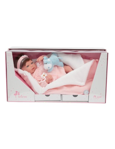 Arias-Brown Reborn doll GIOPOS200057 Giochi Preziosi | Futurartshop.com