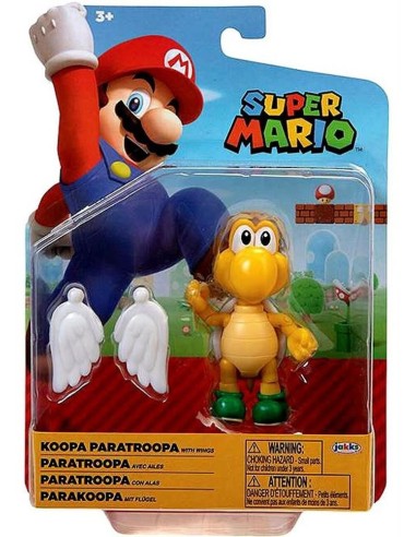 Super Mario - Personaggio Koopa Paratroopa con Wings JAK40558 Jakks Pacific | Futurartshop.com