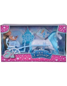 Evi Love Ice Carriage - Bambola da principessa con carrozza e cavallo SIM105733502 Simba Toys | Futurartshop.com