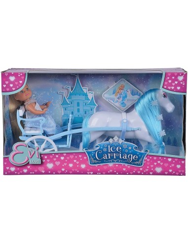 Evi Love Ice Carriage - Bambola da principessa con carrozza e cavallo SIM105733502 Simba Toys | Futurartshop.com