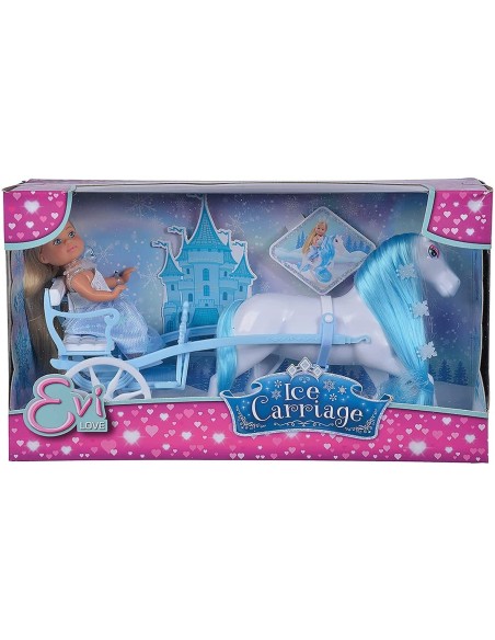 Evi Love Ice Carriage - Bambola da principessa con carrozza e cavallo SIM105733502 Simba Toys | Futurartshop.com
