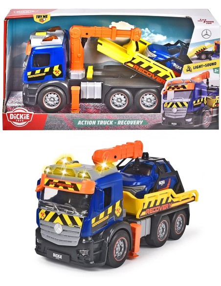 Dickie-Mercedes action Truck tow truck with lights and sounds SIM203745016 Simba Toys | Futurartshop.com