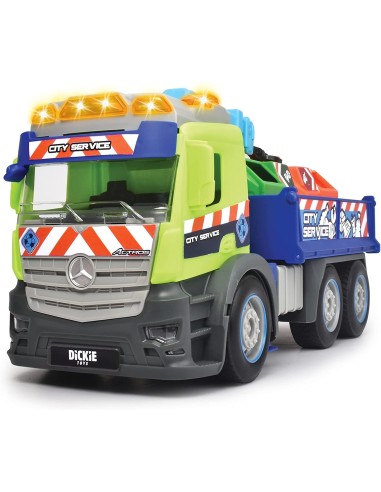 Dickie - Mercedes Action Truck Camion ecologia con luci e suoni SIM203745015 Simba Toys | Futurartshop.com