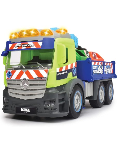 Dickie - Mercedes Action Truck Camion ecologia con luci e suoni SIM203745015 Simba Toys | Futurartshop.com