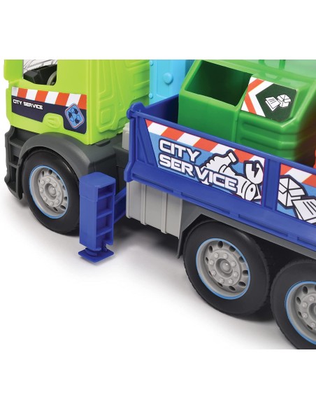 Dickie-Mercedes Action truck Ecology truck with lights and sounds SIM203745015 Simba Toys | Futurartshop.com