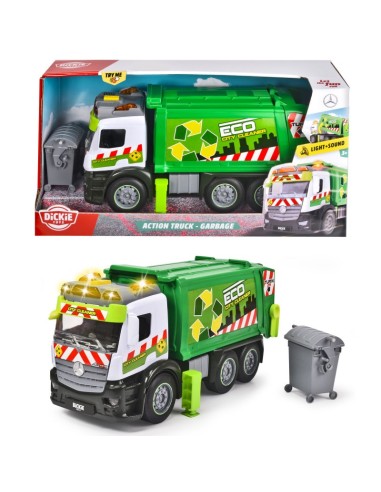 Dickie - Action Mercedes truck camion dei rifiuti con luci e suoni SIM203745014 Simba Toys | Futurartshop.com