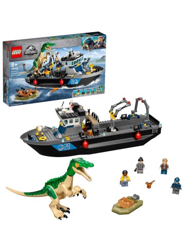 Lego Jurassic World 76942-Baryonyx Dinosaur Boat Escape LEG6360173 Lego | Futurartshop.com