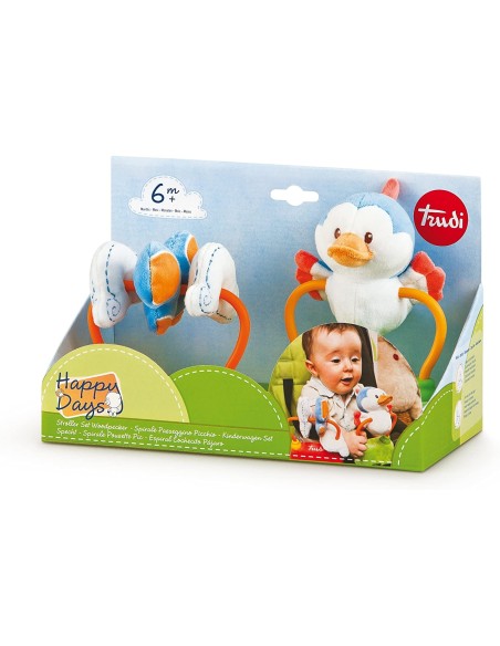 Sevi - Spirale peluche da passeggino picchio TRU28310 Trudi | Futurartshop.com