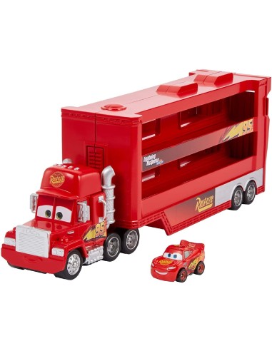 Disney Cars Mini Racers Mack trasportatore con auto TOYGNW33/GNW34 Mattel | Futurartshop.com