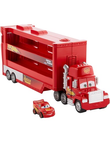 Disney Cars Mini Racers Mack trasportatore con auto TOYGNW33/GNW34 Mattel | Futurartshop.com