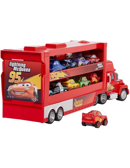 Disney Cars Mini Racers Mack trasportatore con auto TOYGNW33/GNW34 Mattel | Futurartshop.com