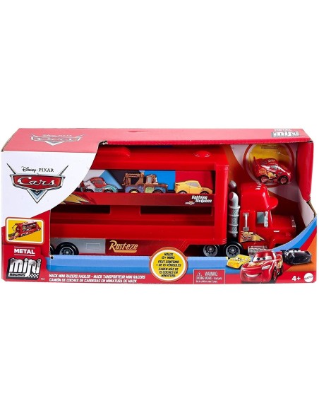 Disney Cars Mini Racers Mack trasportatore con auto TOYGNW33/GNW34 Mattel | Futurartshop.com