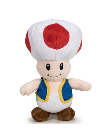 Super Mario - Peluche Toad 30 centimetri PTS05174-1 Gabbiano | Futurartshop.com
