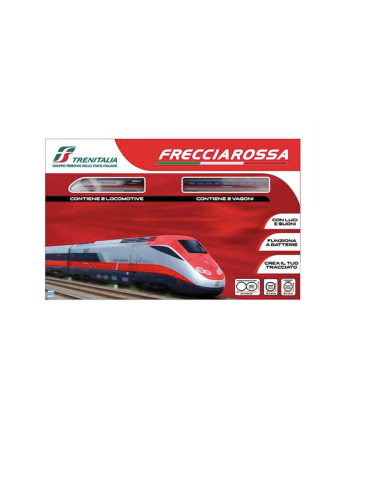 Treno FrecciaRossa ETR 500 elettrico scala 1:43 TOY96101 Toys Garden | Futurartshop.com