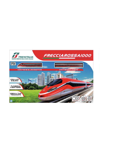 FrecciaRossa A1000 electric train 1:43 scale TOY96103 Toys Garden | Futurartshop.com