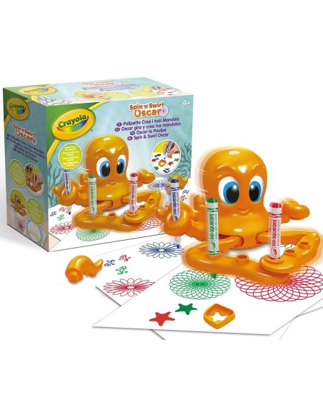 Oscar the octopus create your own mandalas CRA92030040 Crayola | Futurartshop.com