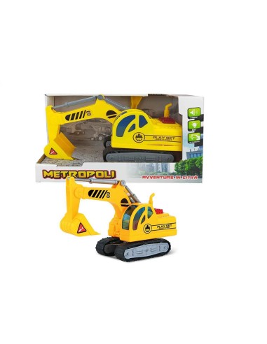 Metropolis-excavator lights and sounds 1:18 scale TOY27468 Toys Garden | Futurartshop.com