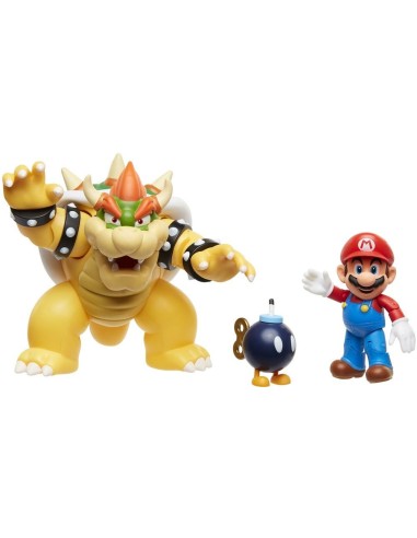 Super Mario - Set Mario vs Bowser FIC64512 Jakks Pacific | Futurartshop.com