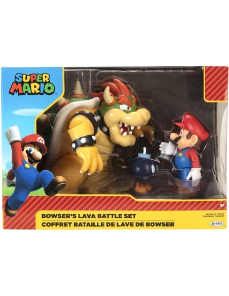 Super Mario - Set Mario vs Bowser FIC64512 Jakks Pacific | Futurartshop.com