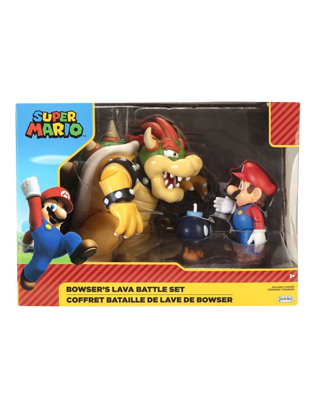 Jakks pacific Super Mario Bros Mario VS Bowser Multicolor