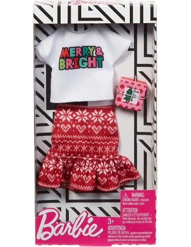 Barbie Completo natalizio OLTGGG48/GGG52 Mattel | Futurartshop.com