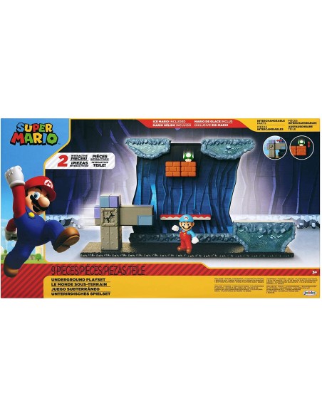 Super Mario - Playset Underground FIC40427 Jakks Pacific | Futurartshop.com